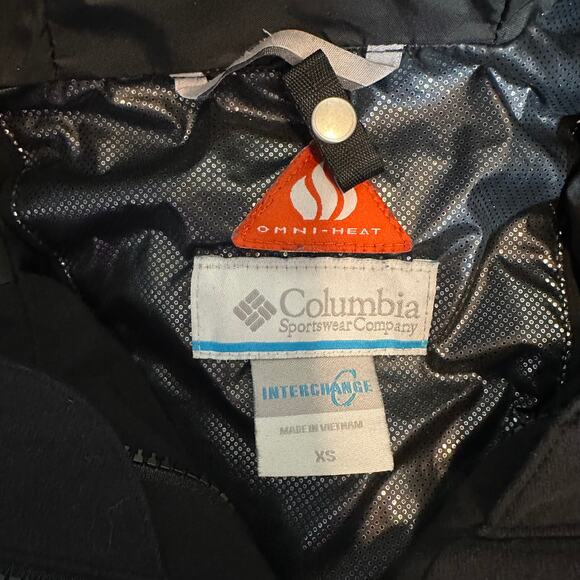 Columbia Omni-Heat Interchange Shell Jacket XS Black Outer Shell No‎ Liner - Picture 3 of 8